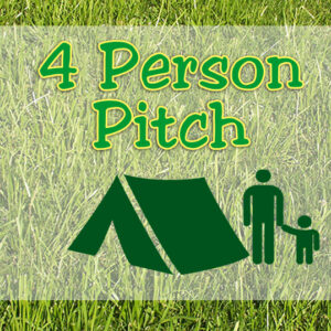 4 Person Pitch - Family Field - without ELEC hook-up